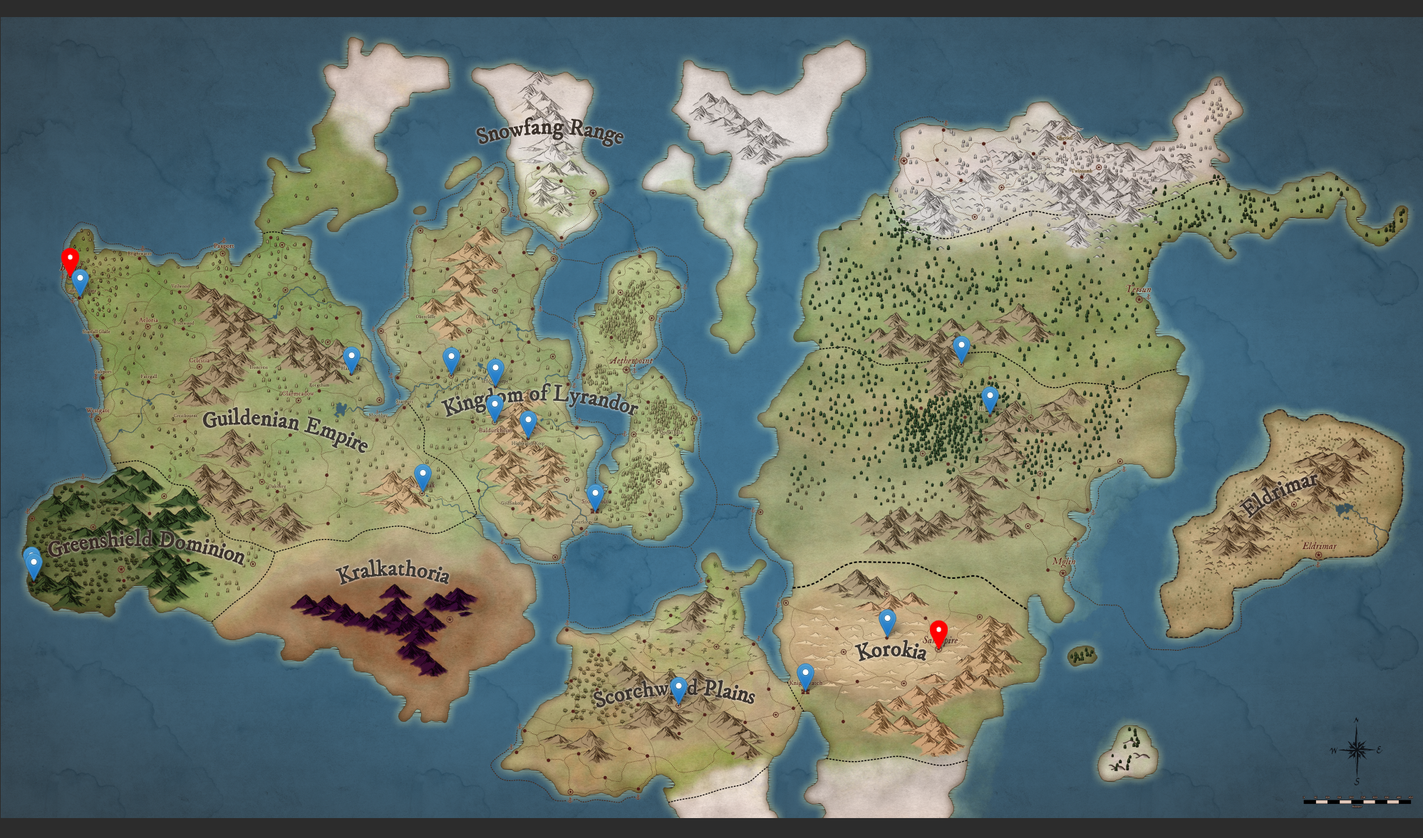 D&D Interactive Map